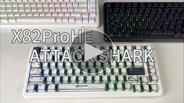 【新品・未使用】 X82PROHE ラピッドトリガー ゲーミングキーボード Amazon | ATTACK SHARK X82PROHE ラピッドトリガーキーボード